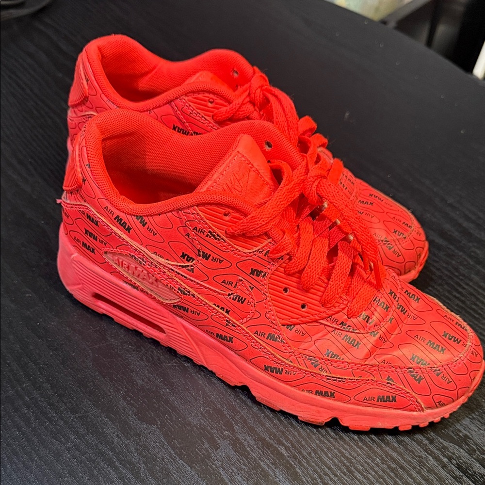 Nike Kids Bright Red Air Max Sneakers